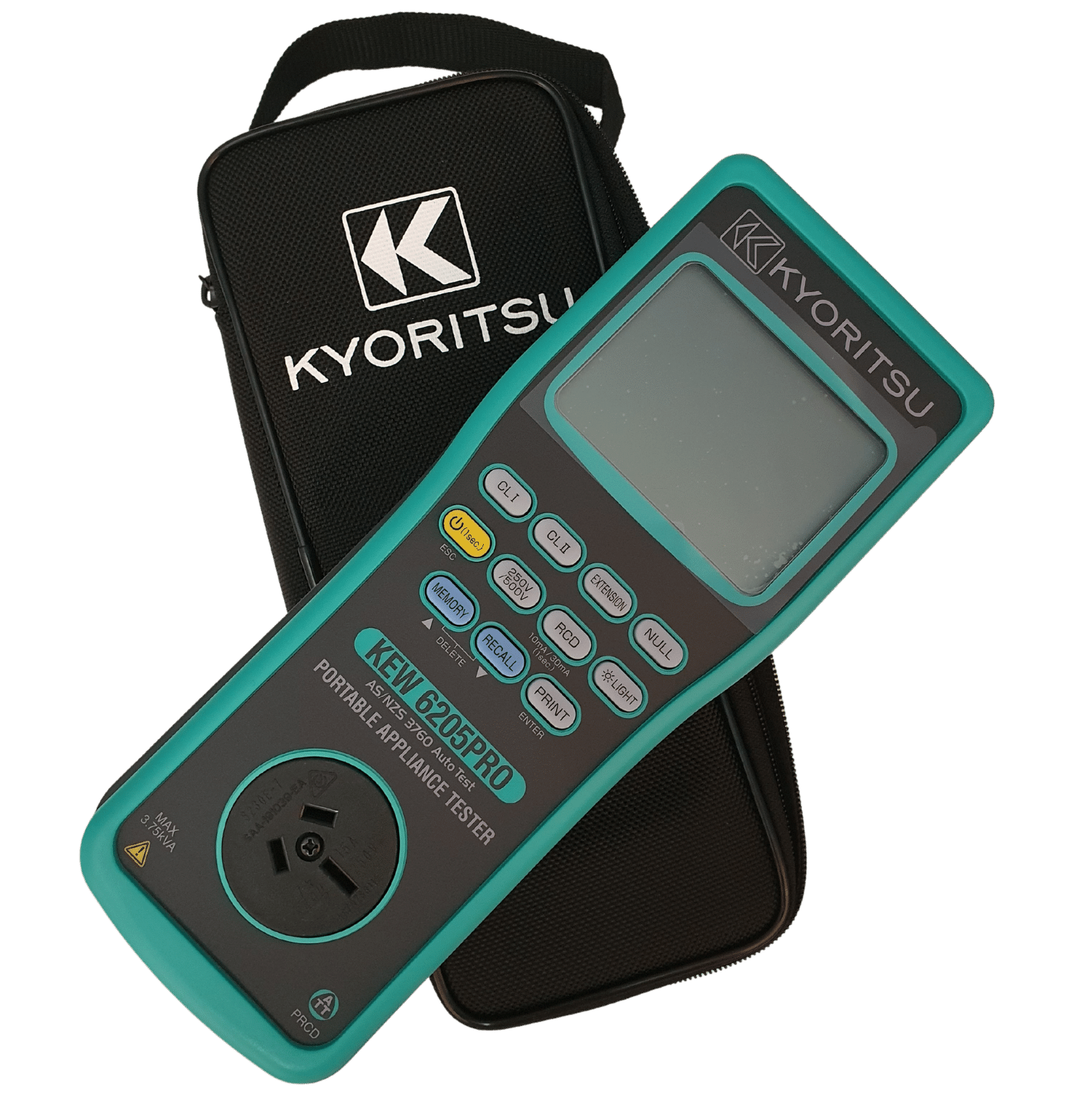 Clevermode test and tag kit — KEW6205 PRO tester with carry case